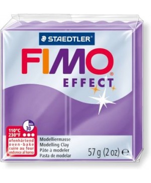 Modelinas Fimo Effect, 57g, 604 violetinis išskaidrėjantis	