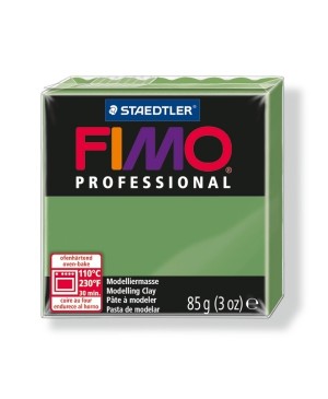 Modelinas Fimo Professional 85g, 57 lapų žalia
