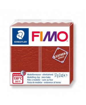 Modelinas Fimo Leather Effect, 57g, 749 rust