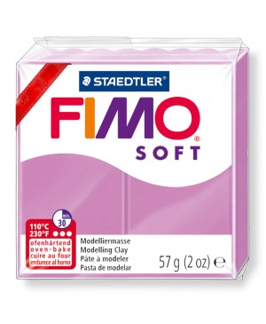 Modelinas Fimo Soft, 56g, 62 levandų	