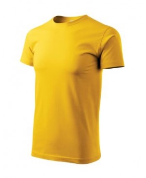 Vyriški marškinėliai Malfini Basic 129, 160g/m²,  geltona, S