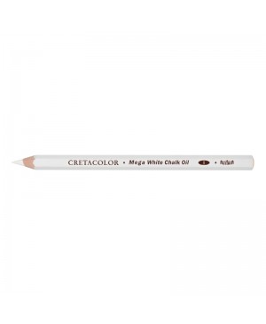 Aliejinis pieštukas eskizavimui Cretacolor Mega baltas, 46168