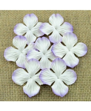 Popierinės gėlytės Promlee Flowers - 2-tone Lilac Hydrangea blooms SAA-399-25, 25mm, 20vnt.