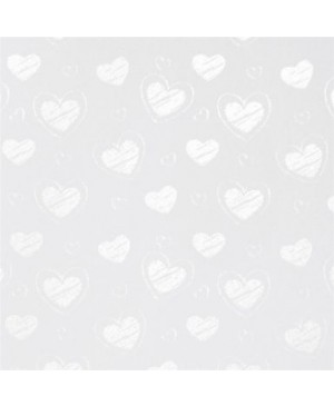 Popierius Small Hearts, A4, 220 g/m², baltas žvilgus raštuotas, 1 vnt.