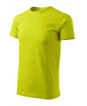 Vyriški marškinėliai Malfini Basic 129, 160g/m², laimo žalia, L