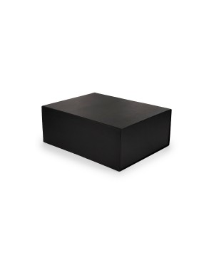 Kartoninė greito surinkimo dėžutė su magnetiniu užsegimu 330x220x100mm juodos spalvos