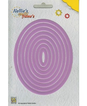 Kirtimo formelė Nellie Snellen MFD087 Straight Dotted Oval 