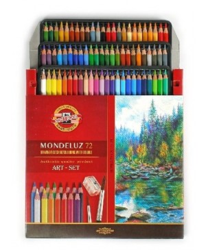 Akvareliniai pieštukai "Mondeluz", 72sp.