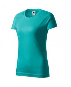 Moteriški marškinėliai Malfini Basic 134, 160g/m², turkio, M