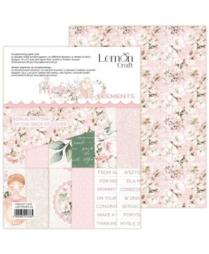 Skrebinimo popieriaus rinkinys LemonCraft - Mum's Love, 15.24x20.32cm, 12 lapų, 250 g/m²