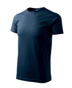 Vyriški marškinėliai Malfini Basic 129, 160g/m², tamsi mėlyna, L