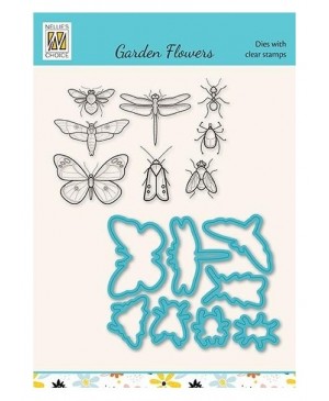 Kirtimo formelė su antspaudu Nellie Snellen HDCS016 Garden Insect    