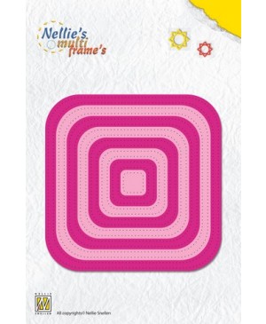 Kirtimo formelė Nellie Snellen MFD086 - Straight Dotted Square 