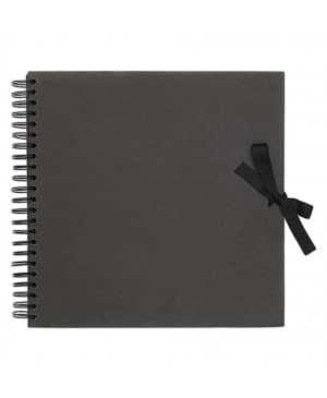 Skrebinimo albumas Papermania 30.5x30.5cm, juodas, 40 lapų                                                            