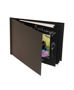 Foto knyga Peel & Stick, juoda, 15x20cm, 12 lapų