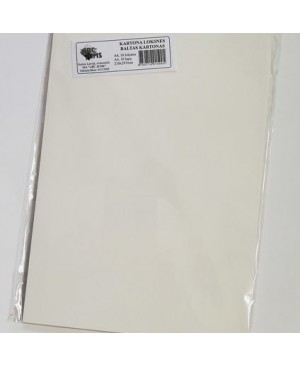 Baltas kartonas A4, 10 lapų, 240 g/m² 
