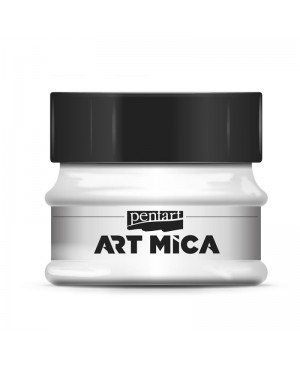 Pigmentinė pudra Pentart Art Mica 9g, pearl white (40074)