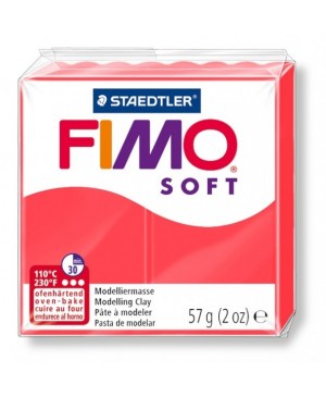 Modelinas Fimo Soft, 57g, 40 flamingo raudona