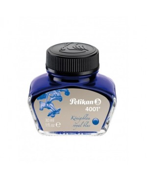 Rašalas Pelikan 4001 mėlynos spalvos, 30 ml.