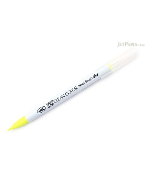 Rašiklis ZIG Clean Color Real Brush Fluorescent Yellow 001	