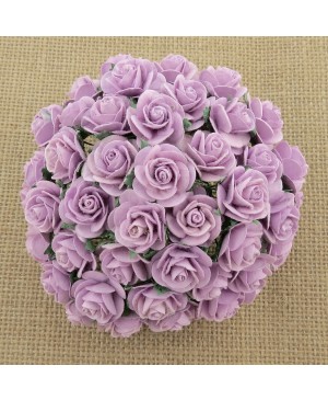 Popierinės gėlytės Promlee Flowers - Lilac Open Roses SAA-023-20, 20mm, 10vnt.