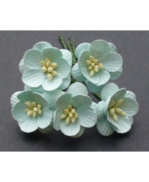 Popierinės gėlytės Promlee Flowers - Pastel Green Cherry Blossoms SAA-066, 25mm, 10vnt.