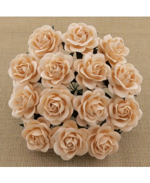 Popierinės gėlytės Promlee Flowers - Peach Trellis Roses SAA-109-35, 35mm, 10vnt.