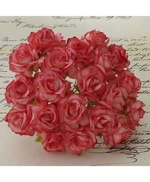 Popierinės gėlytės Promlee Flowers - Strawberry Red Wild Roses SAA-234-30, 30mm, 10vnt.