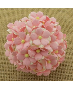 Popierinės gėlytės Promlee Flowers - Baby Pink Sweetheart Blossom SAA-499, 15mm, 10vnt.