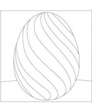 Eskizas smėlio tapybai Velykinis kiaušinis 5, 20x20cm (SCH-200)