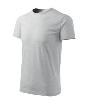 Vyriški marškinėliai Malfini Basic 129, 160g/m², šviesiai pilka, XS