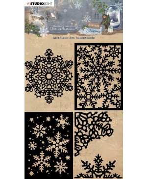 Trafaretas Studio Light - Snowflake, 13x18cm