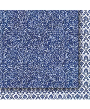 Skrebinimo popierius Galeria Papieru - Blue Porcelain 05, 200 g/m², 30.5x30.5cm, 1vnt.