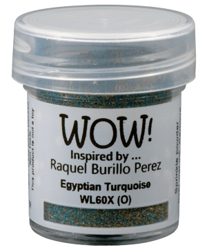 Reljefavimo pudra WOW! 15ml WL60X Egyptian Turquoise - X*Raquel Burillo Perez*