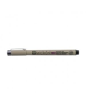 Grafinis rašiklis Sakura Pigma Micron 0,15mm, juodas