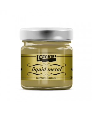 Liquid Metal Pentart dažai 30ml, gold