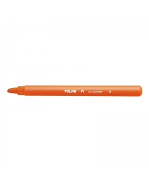 Teksto žymeklis Milan Fluo Junior, kirstu galiuku, 1-4mm, oranžinės sp. 	