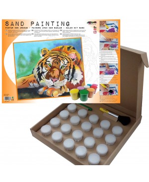 Rinkinys smėlio tapybai Tigras, 38x46 cm (SP-81)	