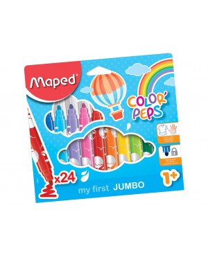 Flomasteriai Maped Color Peps Early age, My first 12 spalvų	