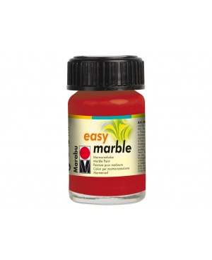 Marmuravimo dažai Marabu Easy Marble 15ml, 038 ruby red	