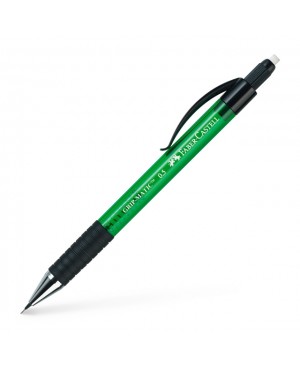 Automatinis pieštukas Faber-Castell Grip Matic, 0,5mm, žalios spalvos korpusu	