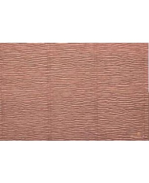 Krepinis popierius 50 cm x 2,5 m, 180 g/m², rausvai ruda (613) - Brown Antique Pink 	