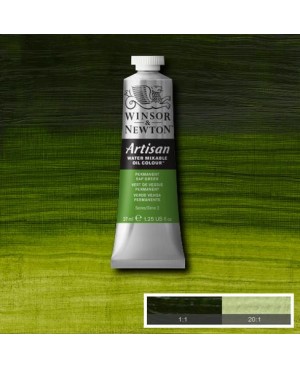 Aliejiniai dažai W&N Artisan 37ml 503 permanent sap green	