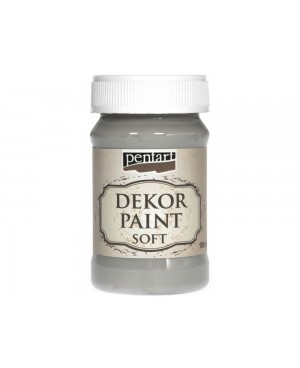 Akrilo dažai Pentart - Decor Paint Chalky 100ml, pilka	