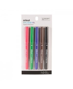Rašiklių rinkinys Cricut sublimacijai Infusible Ink Markers Basics 1.0mm, 5vnt.	