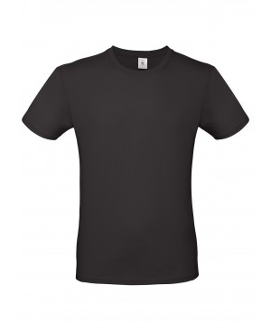 Vyriški marškinėliai B&C 150, juodos spalvos	